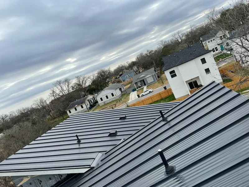Standing seam metal roof panels with vents for Skylight Repair in Beekman